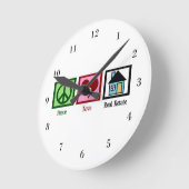 Peace Love Real Estate Ronde Klok (Hoek)