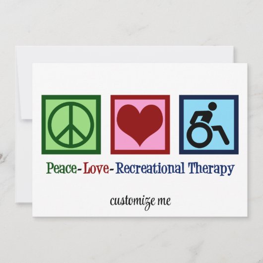 Peace Love Recreationele Therapie op maat (Voorkant)