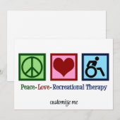 Peace Love Recreationele Therapie op maat (Voorkant / Achterkant)
