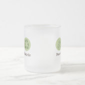 Peace Love Recyclen Frosted Mok (Center)
