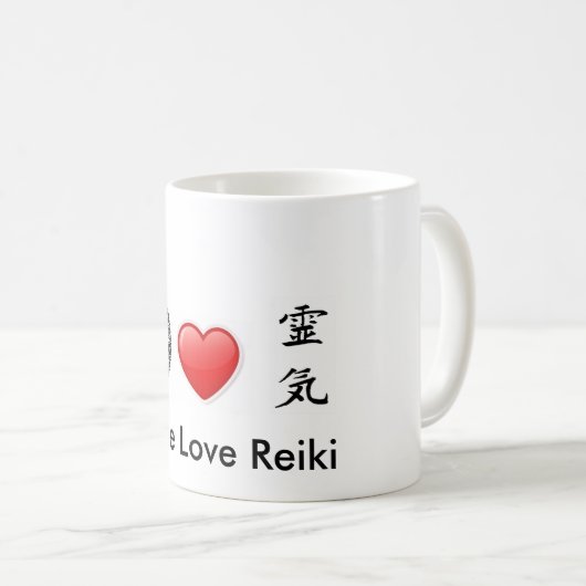 Peace Love Reiki Mok (Voorkant rechts)