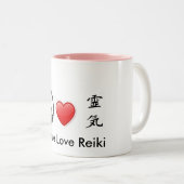 Peace Love Reiki Mok (Voorkant rechts)