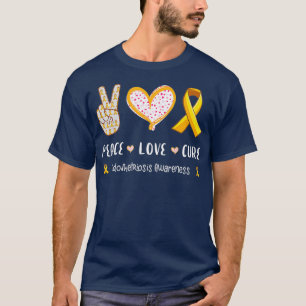 Peace Love remedie Endometriosis awareness for men T-shirt