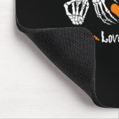 Peace Love Respiratory Therapist Skeleton Fun Hall Muismat (Hoek)