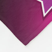 Peace Love & Retirement retro 70s kunst  Fleece Deken (Hoek)