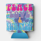 Peace Love & Retirement with Tie Dye Blikjeskoeler (Achterkant)