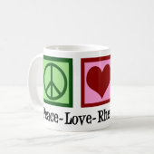 Peace Love Reumatology Koffiemok (Voorkant links)