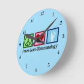 Peace Love Reumatology Ronde Klok (Hoek)