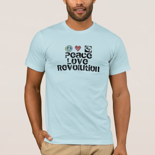 Peace Love Revolution T-shirt (Voorkant)