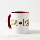 Peace*Love*Ride - Coffee Mok (Voorkant links)