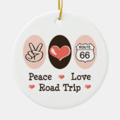 Peace Love Road Trip Ornament (Voorkant)