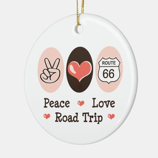 Peace Love Road Trip Ornament (Links)