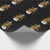 Peace Love Rock N Roll Cadeaupapier (Hoek)