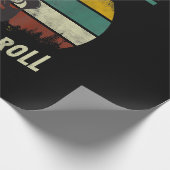 Peace Love & Rock & Roll Guitar Player Guitarist V Cadeaupapier (Hoek)