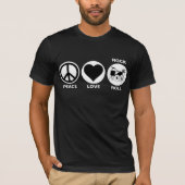 Peace/Love/Rock & Roll T-shirt (Voorkant)