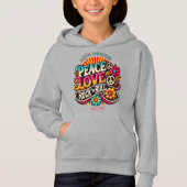 Peace Love RocknRoll Retro 70s  Psychedelic (Voorkant)