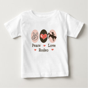 Peace Love Rodeo Baby Baby T-shirt