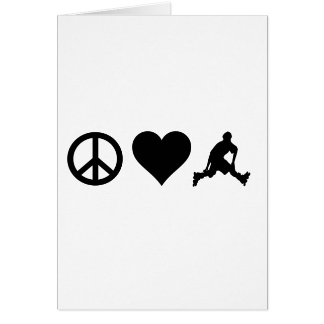 Peace Love Rollerblading (Voorkant)