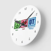 Peace Love Ronde Klok (Hoek)