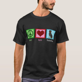 Peace Love Rottweilers T-shirt