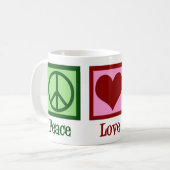 Peace Love Rowing Team Cute Crewers Koffiemok (Voorkant links)