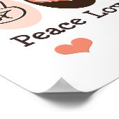 Peace Love run 13.1 Half Marathon Poster (Hoek)