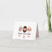 Peace Love Run 26.2 kaart (Achterkant)