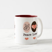 Peace Love run 26.2 Marathon Mok (Voorkant rechts)