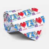 PEACE LOVE RUN STROPDAS (Opgerold)