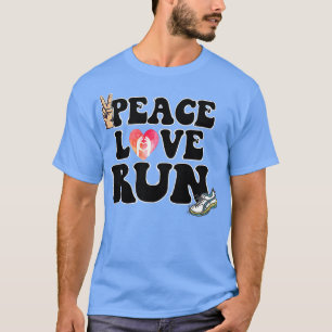 Peace Love Run T-shirt