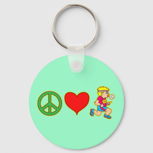 Peace Love Runners Products Sleutelhanger