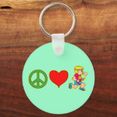 Peace Love Runners Products Sleutelhanger (Voorkant)