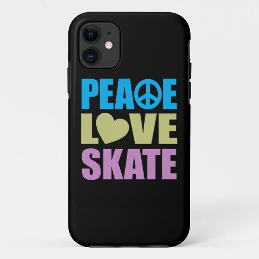 Peace Love Schaats Case-Mate iPhone Case (Achterkant)