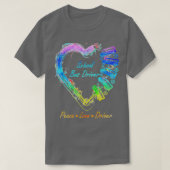 Peace Love School Bus Driver 2 T-shirt (Design voorkant)