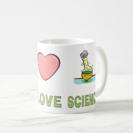 Peace Love Science Koffiemok