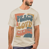 Peace Love Science T-shirt (Voorkant)