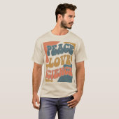 Peace Love Science T-shirt (Voorkant volledig)
