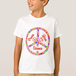 Peace Love Science T-shirt