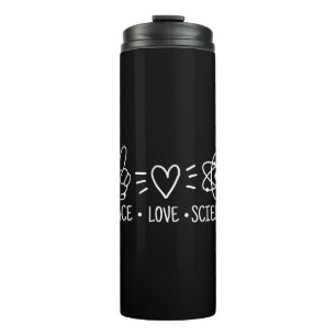 Peace Love Science Thermosbeker