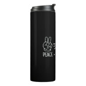 Peace Love Science Thermosbeker (Gedraaid links)