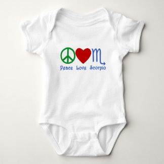 Peace Love Scorpio Zodiac Design Romper