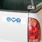 Peace Love Scotland Bumpersticker (Op Truck)