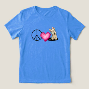 Peace Love Scotties T-shirt