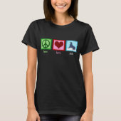 Peace Love Seals Women's Dark T-shirt (Voorkant)