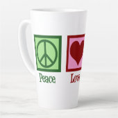 Peace Love Seamstress Latte Mok (Linkerhoek)