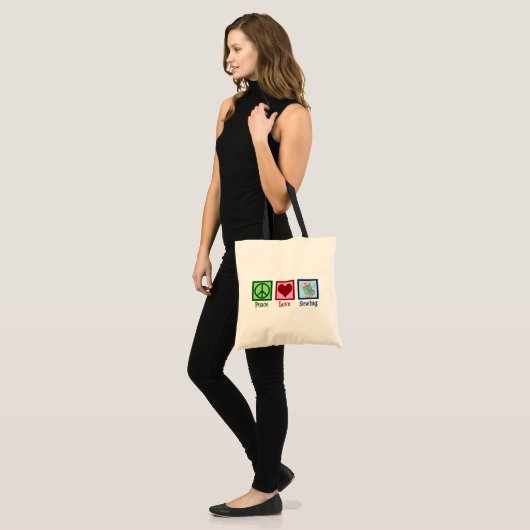 Peace Love Seamstress Tote Bag (Voorkant (model))