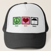 Peace Love Seattle Trucker Pet (Voorkant)