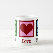 Peace Love Security Guard Koffiemok (Center)