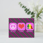 Peace Love Senegal Briefkaart (Staand voorkant)