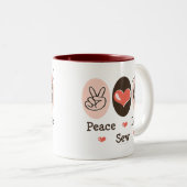 Peace Love Sew Sew Mok (Voorkant rechts)